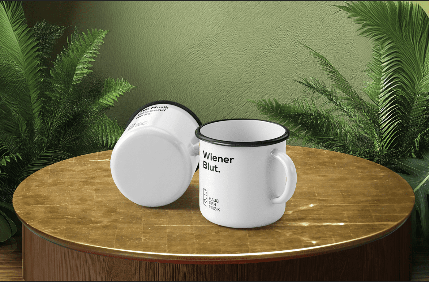 Kaffeetasse mit Slogan